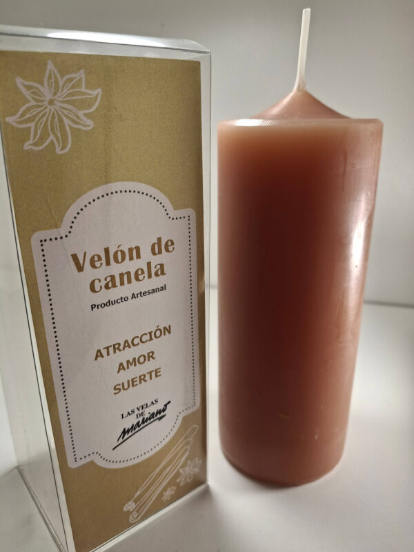 Velón de Canela para potencia la buena suerte