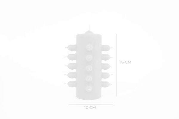 Velón 21 mechas Blanco - Para romper bloqueos y trabajos energéticos - Imagen 2