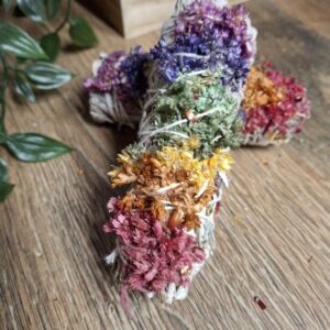 Salvia blanca con Verbasco