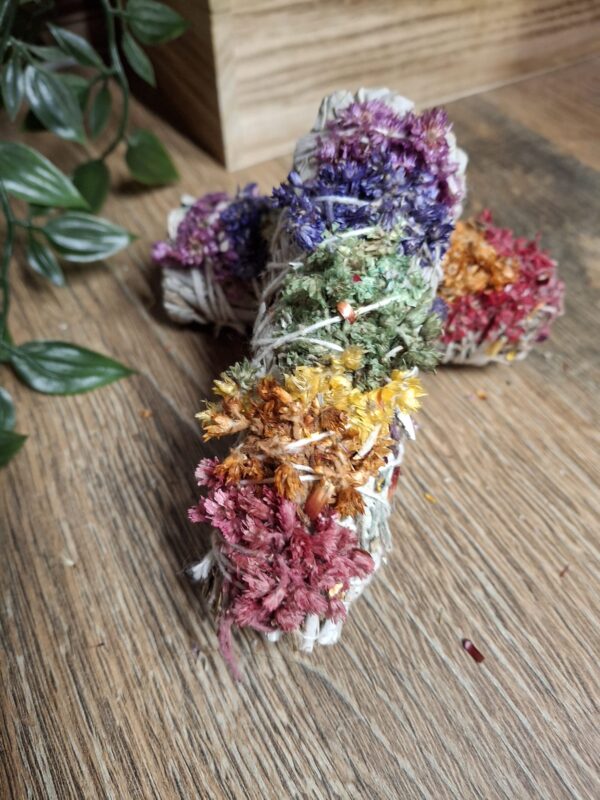 Salvia blanca con Verbasco