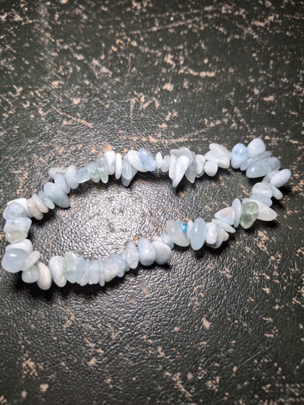 Pulsera chip de Aguamarina - Imagen 2