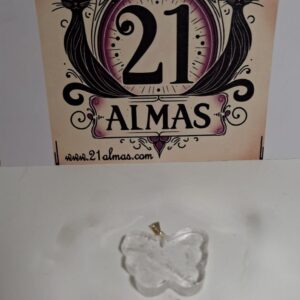 Mariposa de cuarzo trasparente