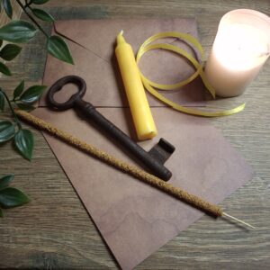 Elementos para ritual Abrecaminos dinero